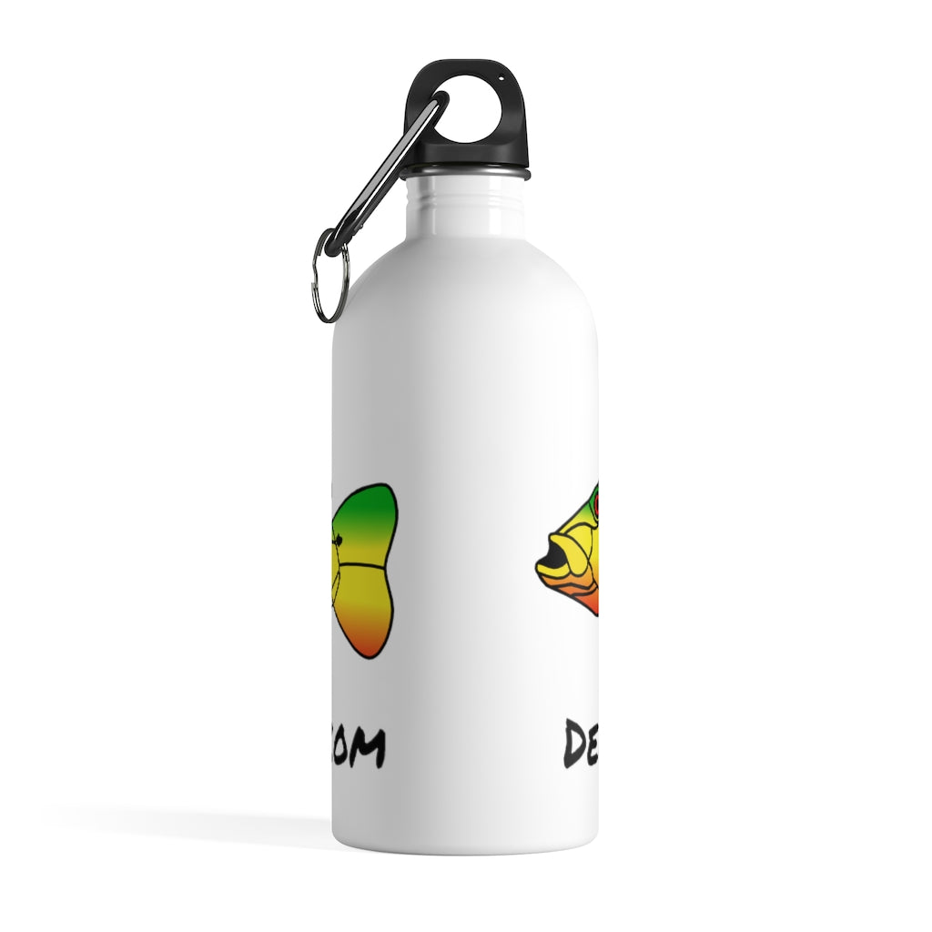 Peacock Bass Stainless Steel Water Bottle