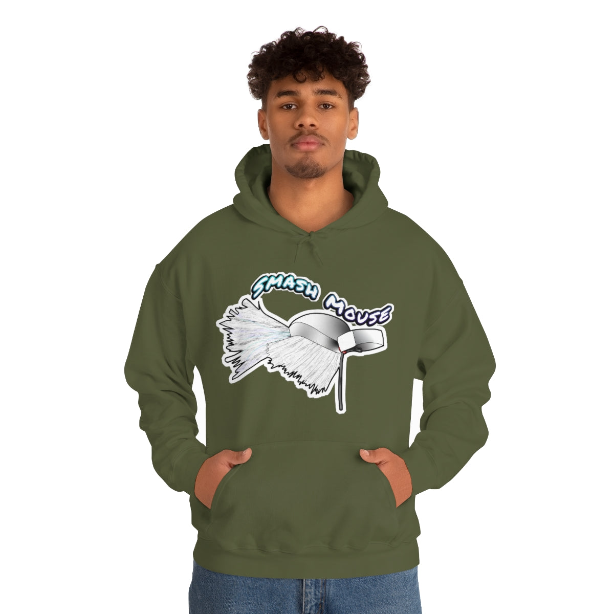 Smash Mouse Heavy Blend Hooded Sweatshirt