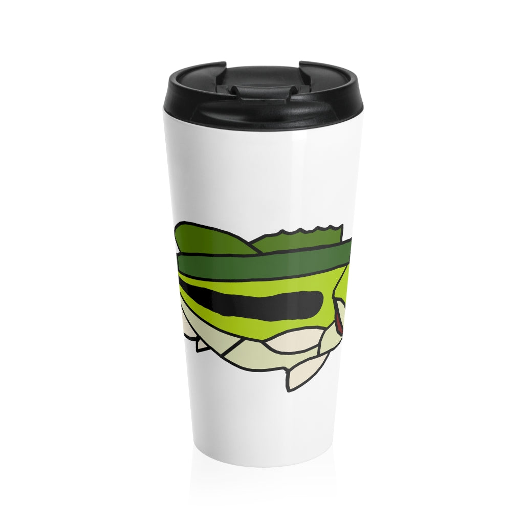 Largemouth Bass Stainless Steel Travel Mug