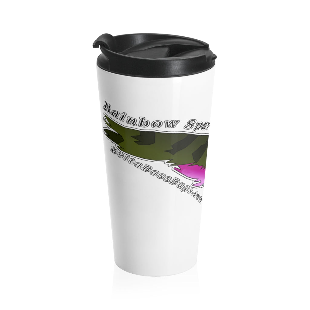 Rainbow Sparle Bunny Stainless Steel Travel Mug