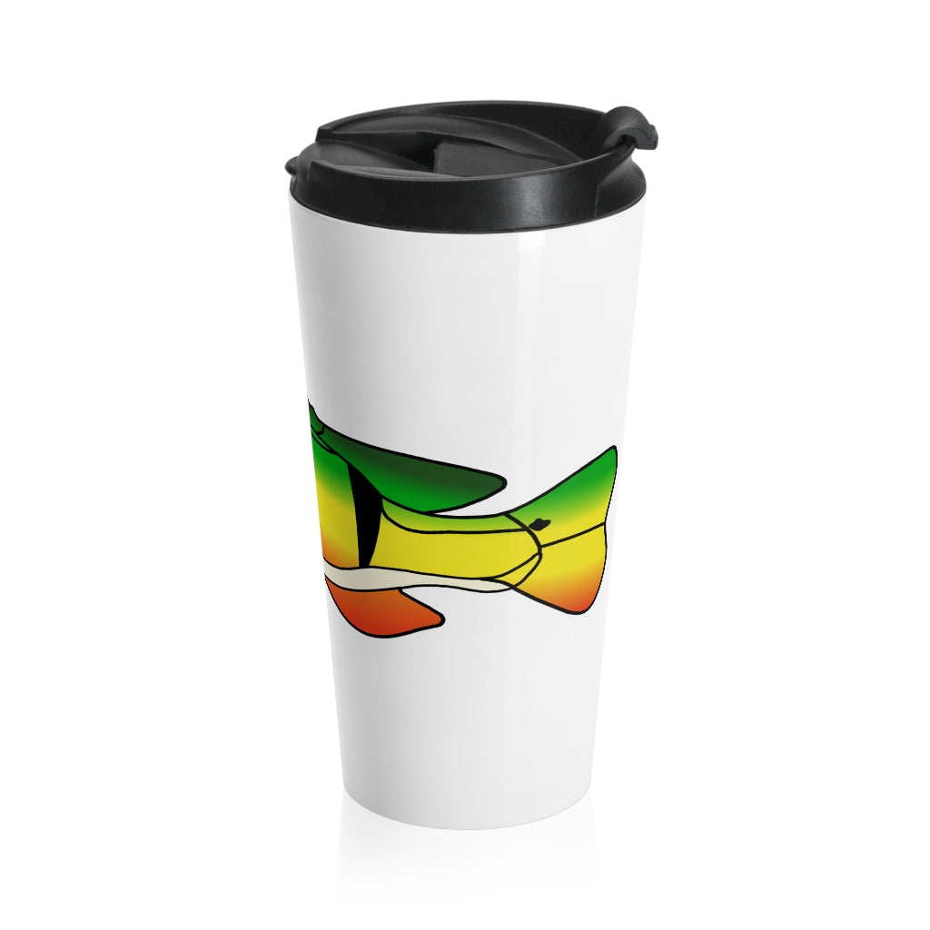 Peacock Bass Stainless Steel Travel Mug