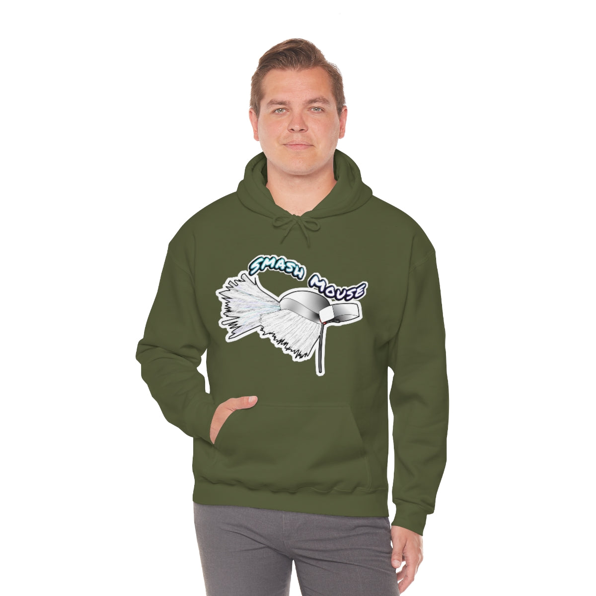 Smash Mouse Heavy Blend Hooded Sweatshirt