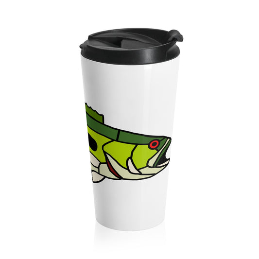 Largemouth Bass Stainless Steel Travel Mug