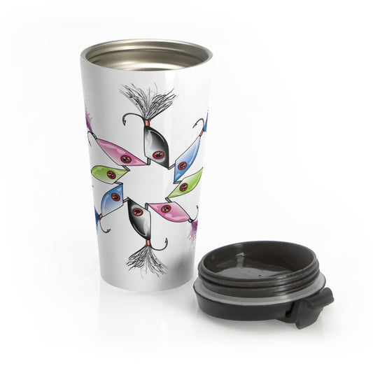 ELSalto Set Round Stainless Steel Travel Mug