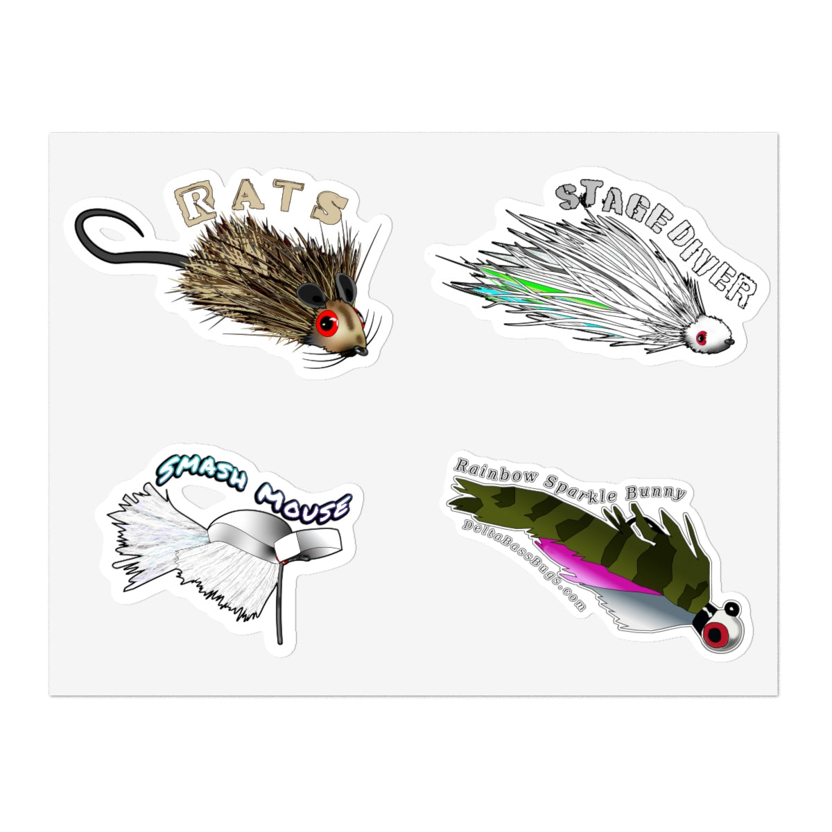 DBB 4 fly Sticker Sheets