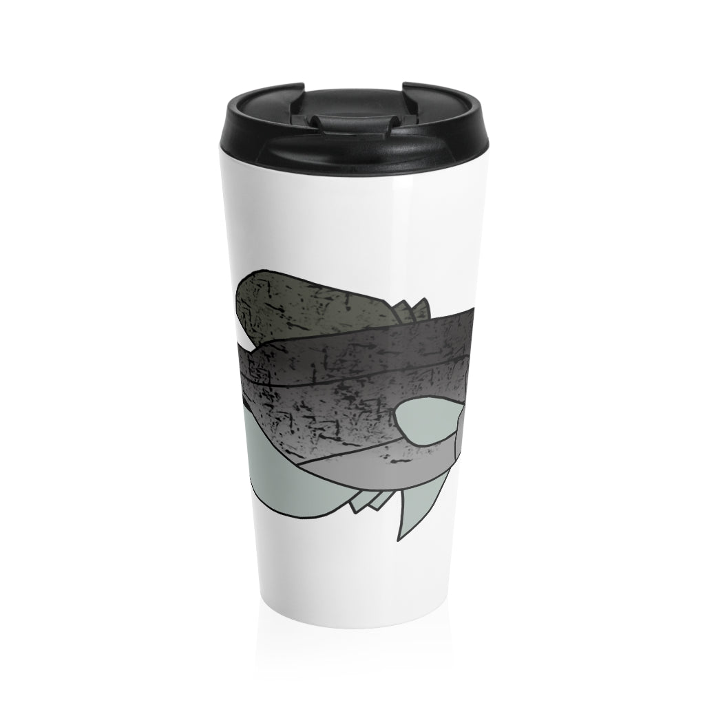 Crappie Stainless Steel Travel Mug