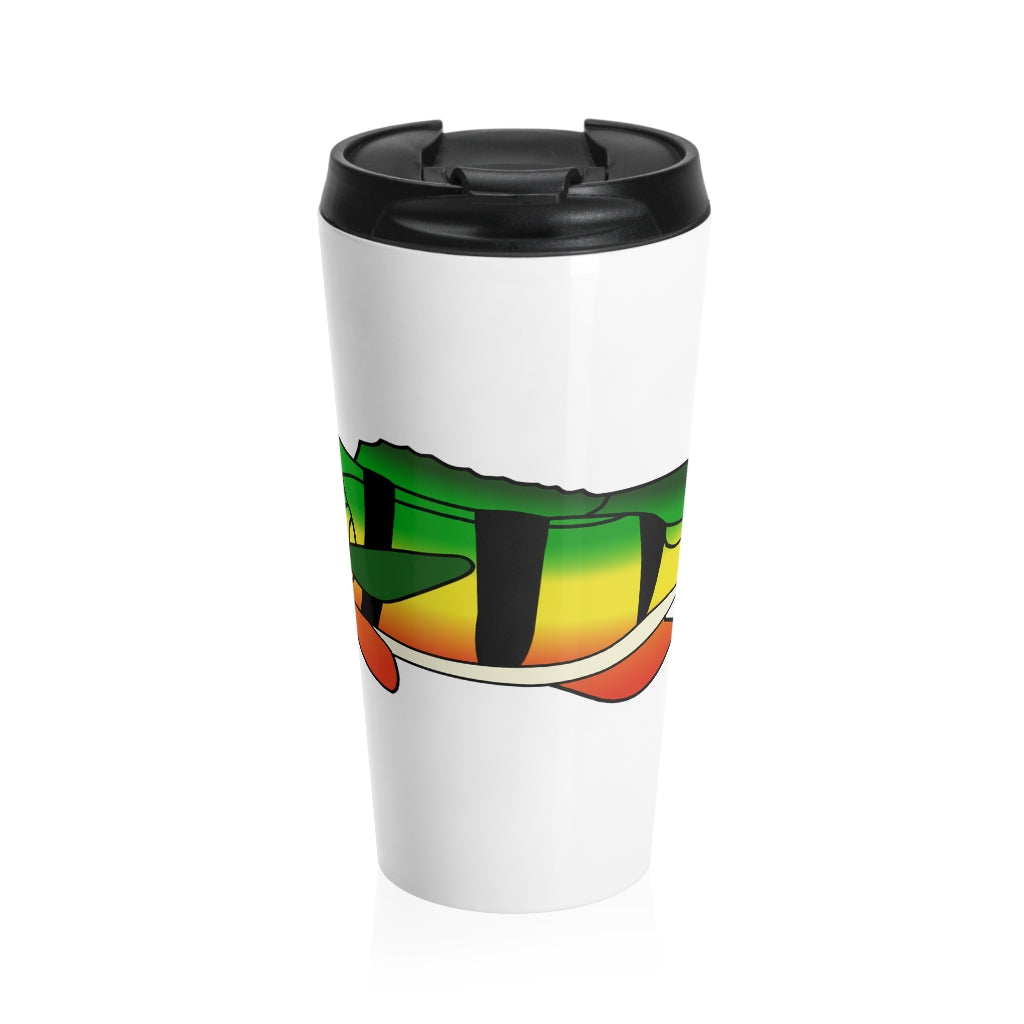 Peacock Bass Stainless Steel Travel Mug