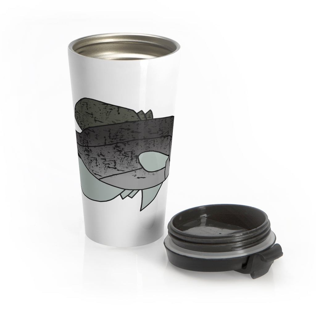 Crappie Stainless Steel Travel Mug