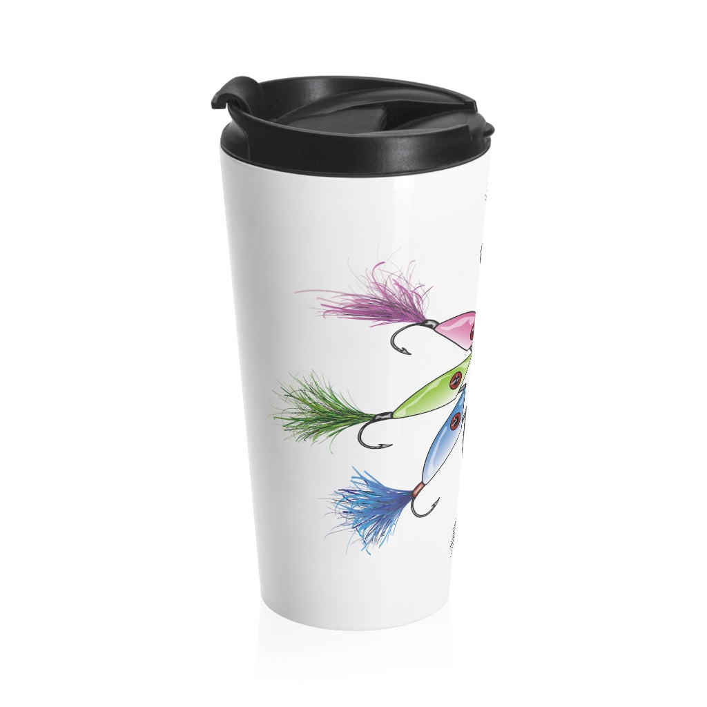 ELSalto Set Round Stainless Steel Travel Mug