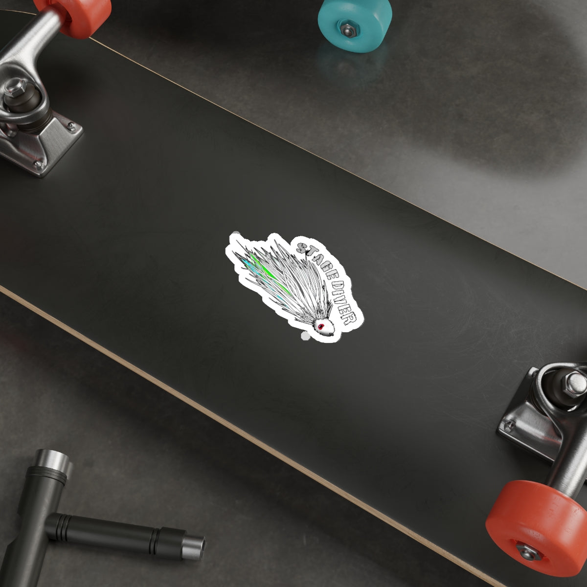 Stage Diver Die-Cut Sticker