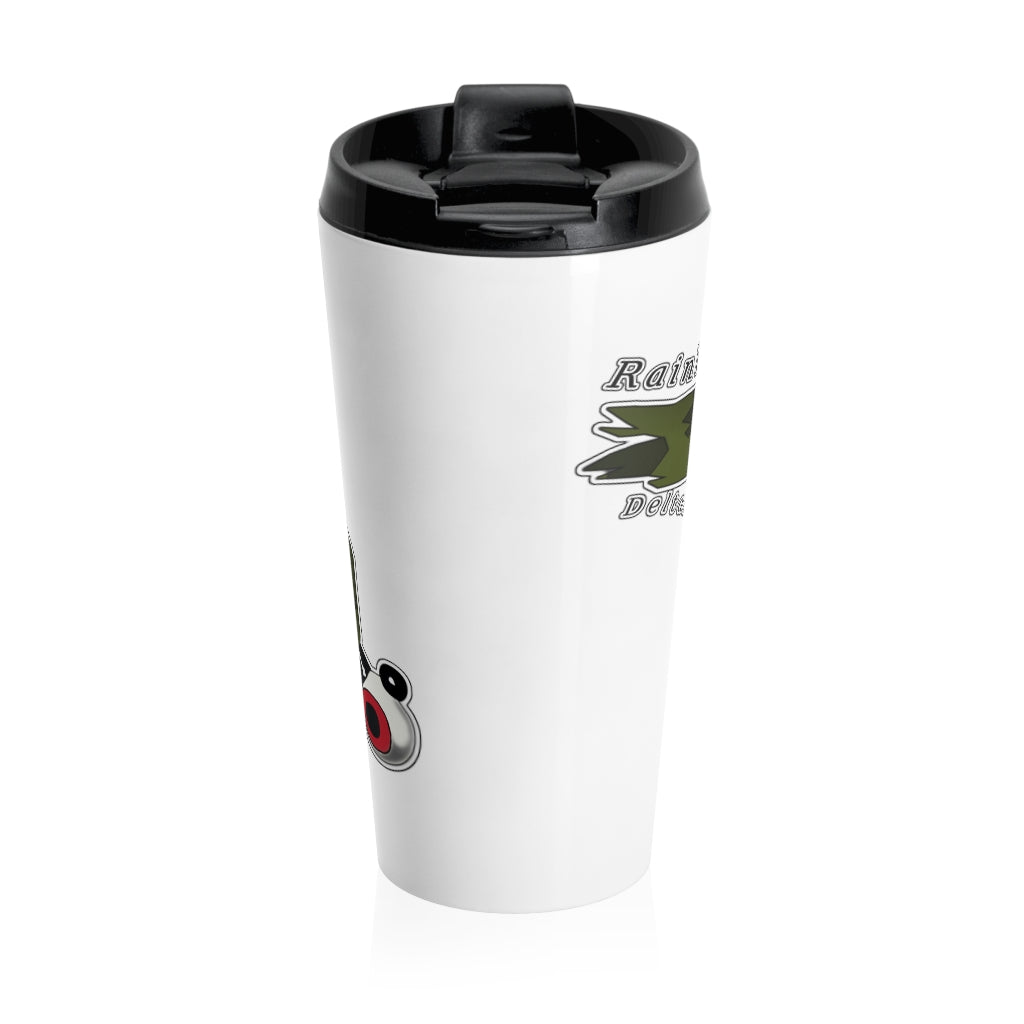 Rainbow Sparle Bunny Stainless Steel Travel Mug