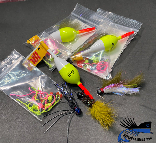 Float and fly leader system – Delta Bass Bugs