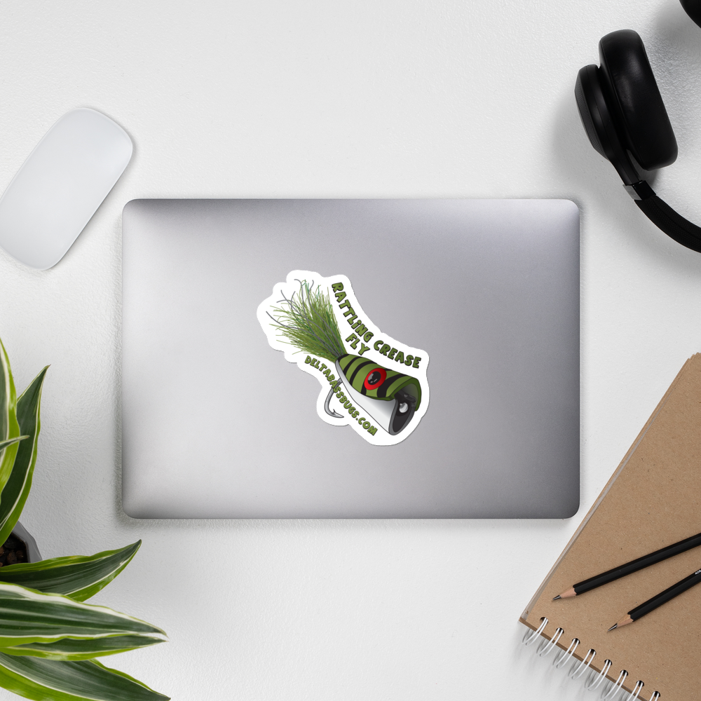 Rattling Crease fly stickers