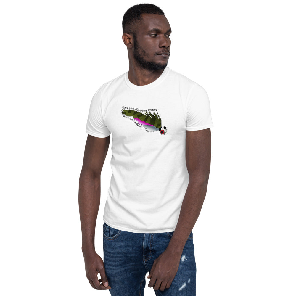Rainbow Sparkle Bunny Short-Sleeve Unisex T-Shirt