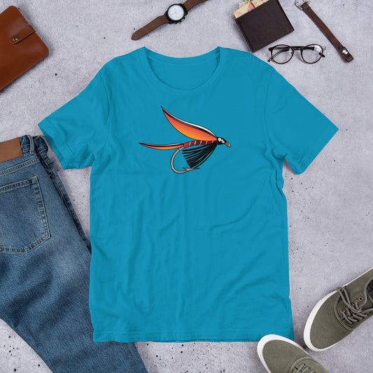 Trout Fin Short-Sleeve Unisex T-Shirt