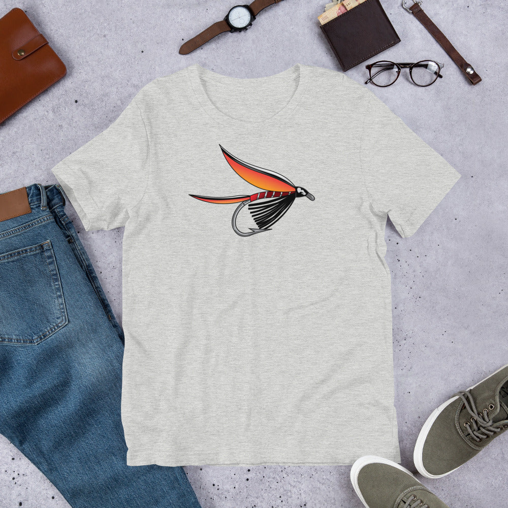 Trout Fin Short-Sleeve Unisex T-Shirt