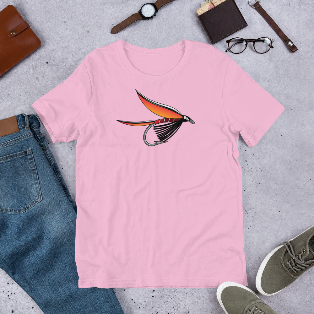 Trout Fin Short-Sleeve Unisex T-Shirt