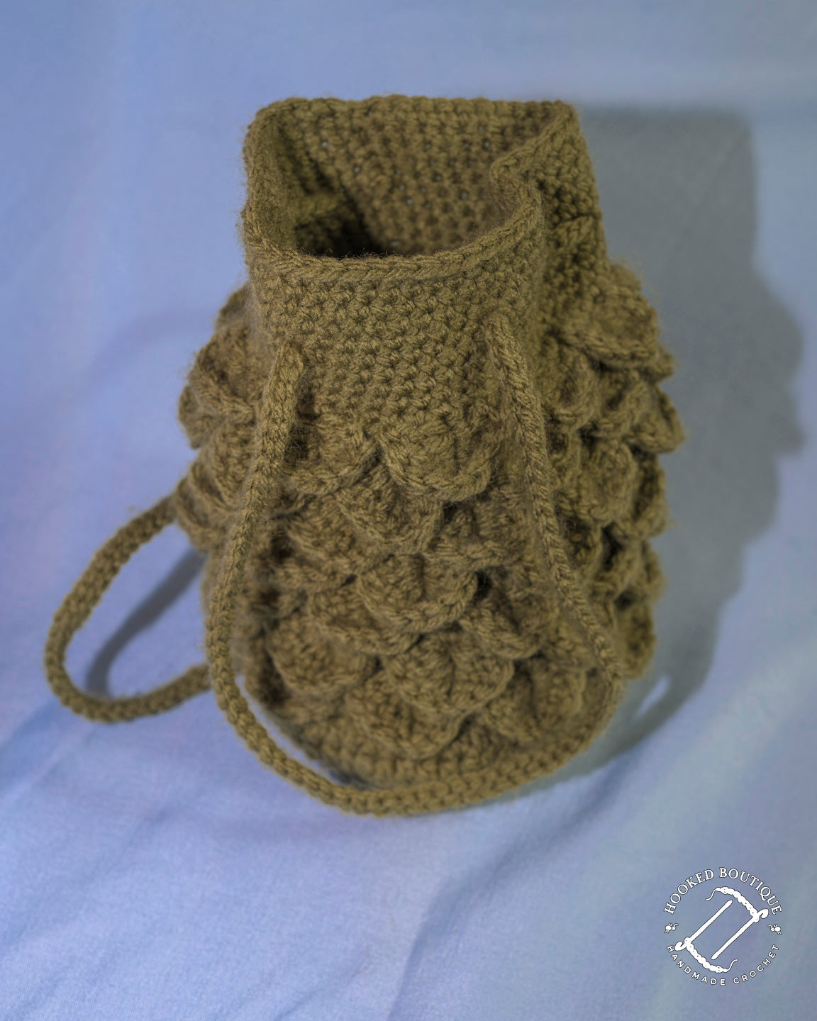 Scaled Drawstring Bag