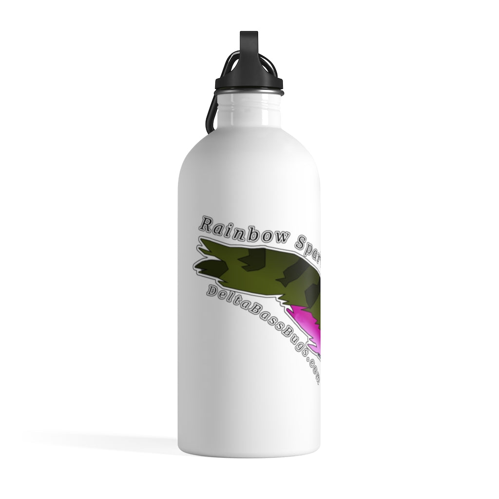 Rainbow Sparkle Bunny Stainless Steel Water Bottle