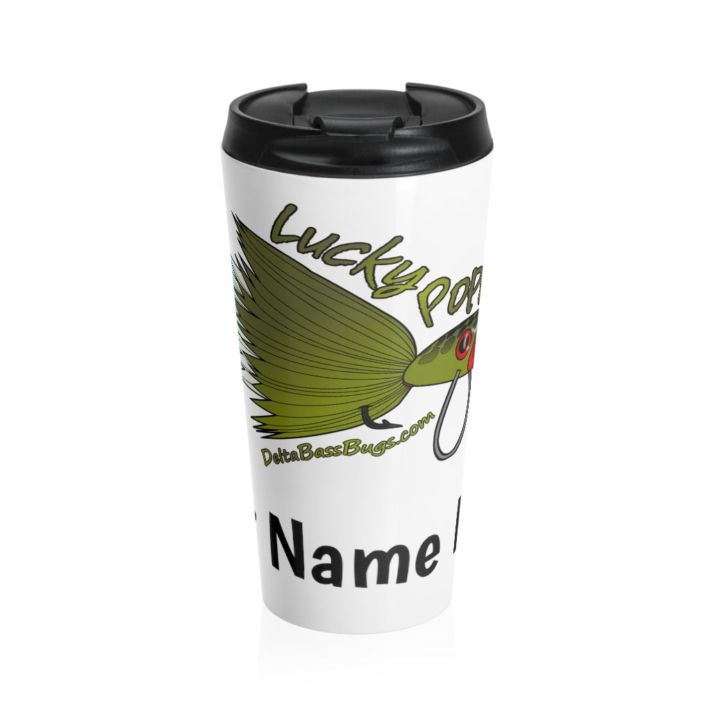 Personalized Lucky Popper Stainless Steel Travel Mug