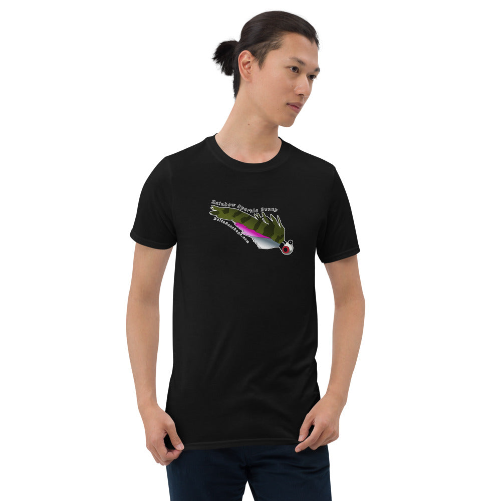 Rainbow Sparkle Bunny Short-Sleeve Unisex T-Shirt